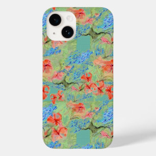 Balsam and Lobelia flowers Case-Mate iPhone 14 Case