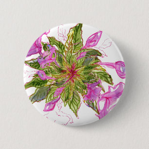 Balsam Bouquet 6 Cm Round Badge
