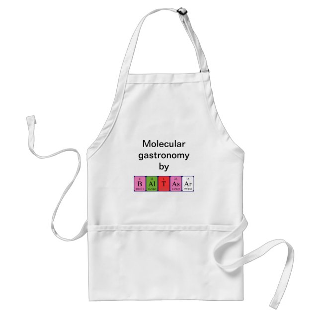Baltasar periodic table name apron (Front)
