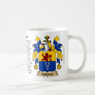 Baltazar, the Origin, the Meaning and the Crest Coffee Mug