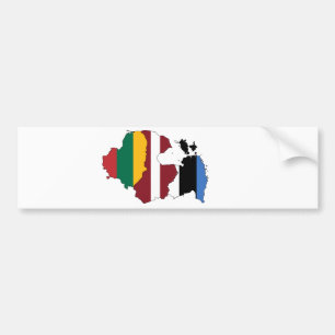 Baltic states bumper sticker