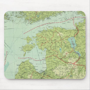 Baltic States & East Prussia Mouse Pad