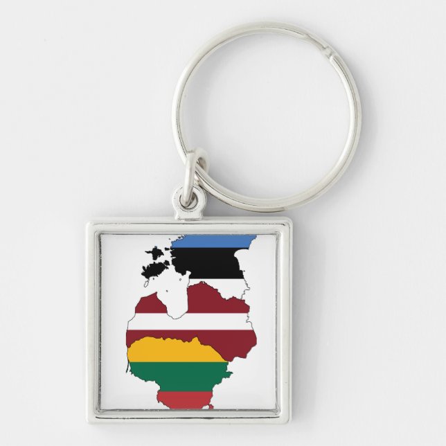 Baltic states key ring (Front)