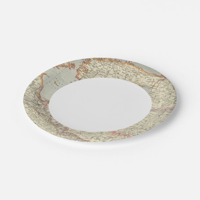 Baltic States Paper Plate (Angled)