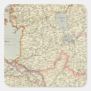 Baltic States Square Sticker