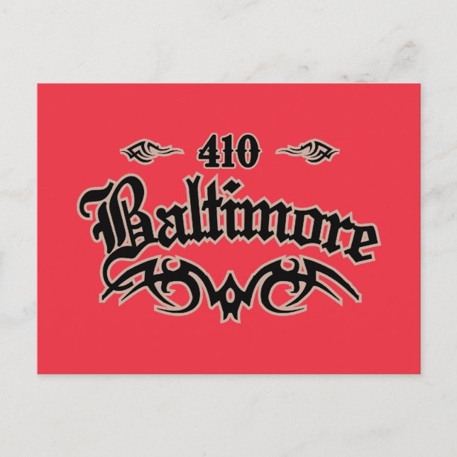 Baltimore 410 postcard (Front)
