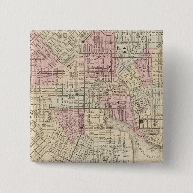 Baltimore 4 15 cm square badge (Front)