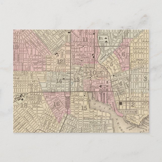 Baltimore 4 postcard (Front)