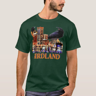 Baltimore and Baseball Hybrid Design T-Shirt