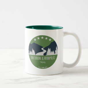 Baltimore & Annapolis Trail Two-Tone Coffee Mug