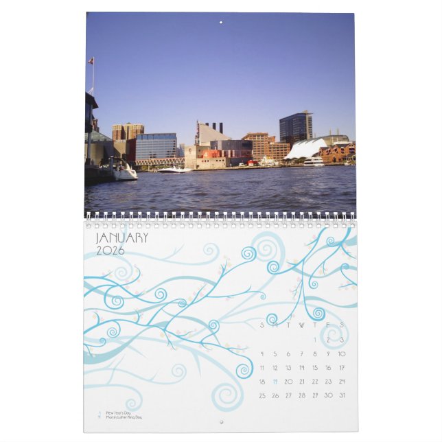 Baltimore Aquarium Calendar (Jan 2026)