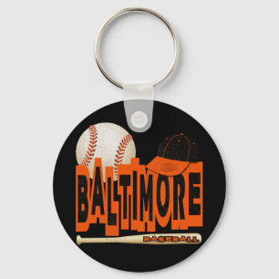 BALTIMORE BASEBALL KEY RING