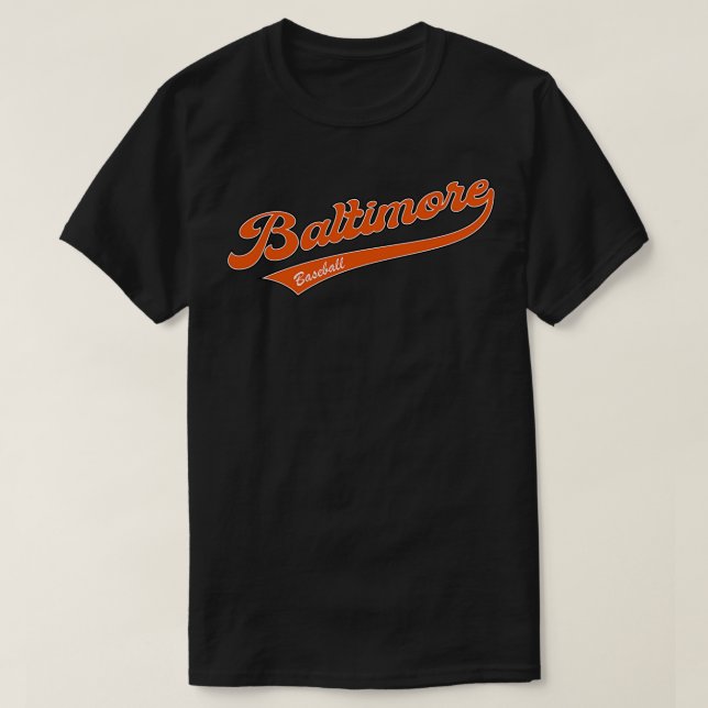 Baltimore Baseball T-Shirt (Design Front)