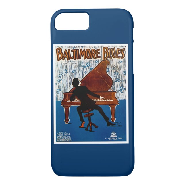 Baltimore Blues Case-Mate iPhone Case (Back)