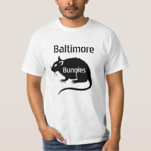Baltimore Bunnies "RATS" -- DEAL with it! T Shirt
