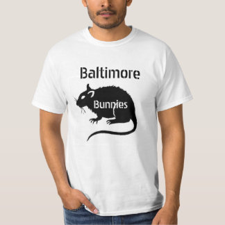 Baltimore Bunnies "RATS" -- DEAL with it! T Shirt