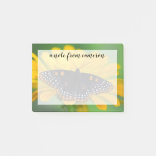 Baltimore Chequered Spot Butterfly Post-it Notes