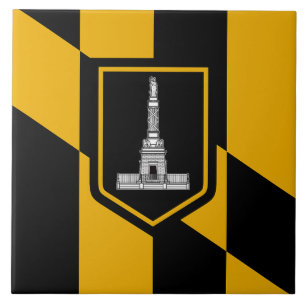 Baltimore City Flag Tile