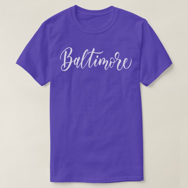 Baltimore City in Maryland 3 T-Shirt (Design Front)