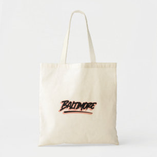 Baltimore Graffiti Style Tote Bag