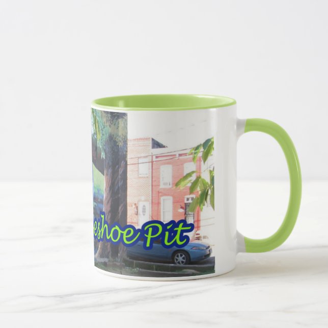 Baltimore Green Space Pigtown Horse Shoes Mug (Right)