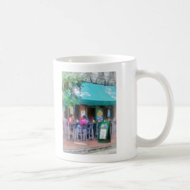 'Baltimore - Happy Hour In Fells Point': Fine Art Coffee Mug (Right)