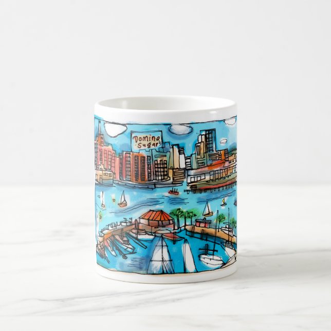 Baltimore Harbour Mug! Coffee Mug (Center)