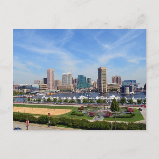 Baltimore Inner Harbor Postcard (Front)