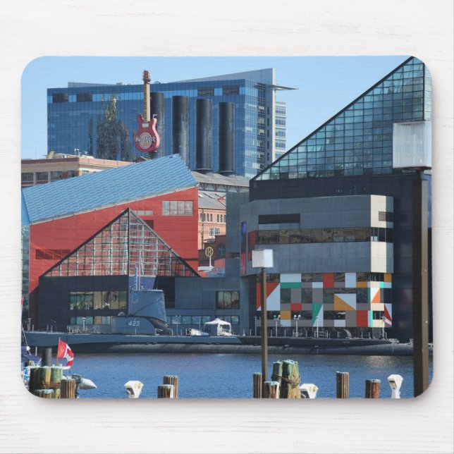 Baltimore Inner Harbour Mouse Pad (Front)