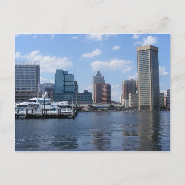 Baltimore Inner Harbour Postcard (Front)