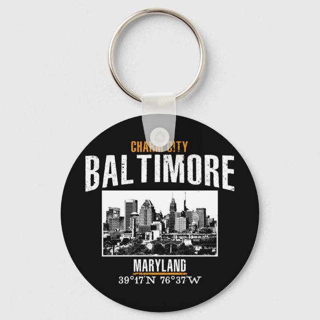 Baltimore Key Ring (Front)