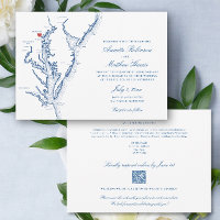 Baltimore Maryland all-in-one QR code RSVP Wedding