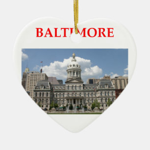 baltimore maryland ceramic tree decoration