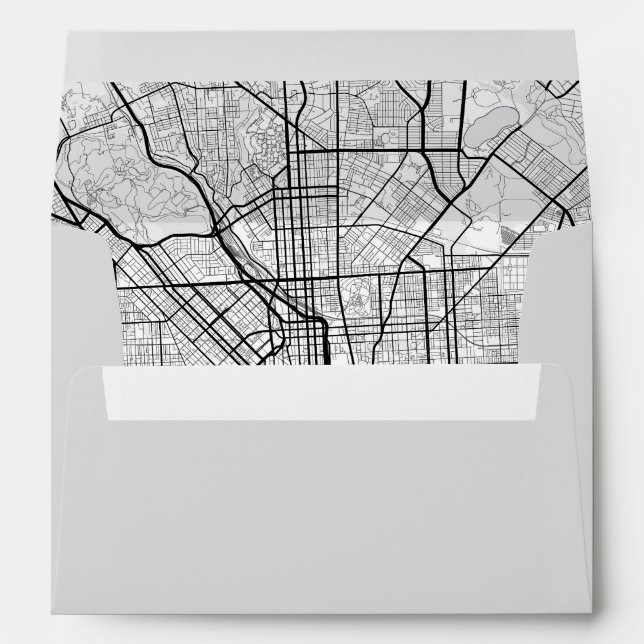 Baltimore, Maryland City Map Envelope (Back (Bottom))