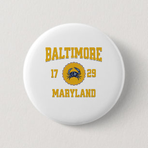 Baltimore Maryland College University Style 6 Cm Round Badge