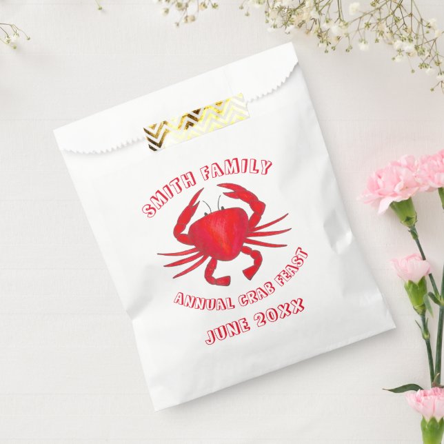Baltimore Maryland Crab Feast Crustacean Seafood Favour Bag (Sealed)