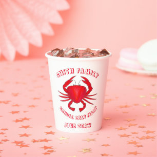 Baltimore Maryland Crab Feast Crustacean Seafood Paper Cups