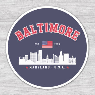 Baltimore Maryland Modern Skyline city