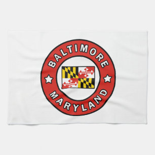 Baltimore Maryland Tea Towel