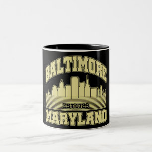 Baltimore,Maryland Two-Tone Coffee Mug