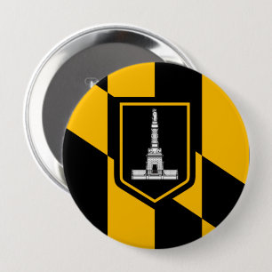 BALTIMORE, MD 10 CM ROUND BADGE