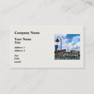 Baltimore MD - Marina Near Fells Point Business Card