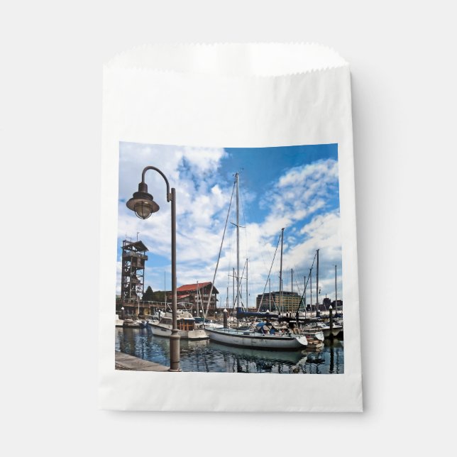 Baltimore MD - Marina Near Fells Point Favour Bag (Front)