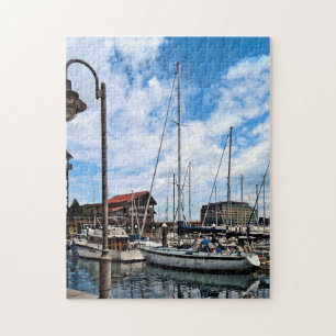 Baltimore MD - Marina Near Fells Point Jigsaw Puzzle