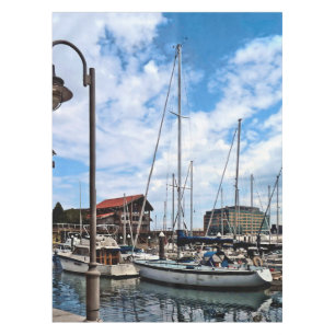 Baltimore MD - Marina Near Fells Point Tablecloth