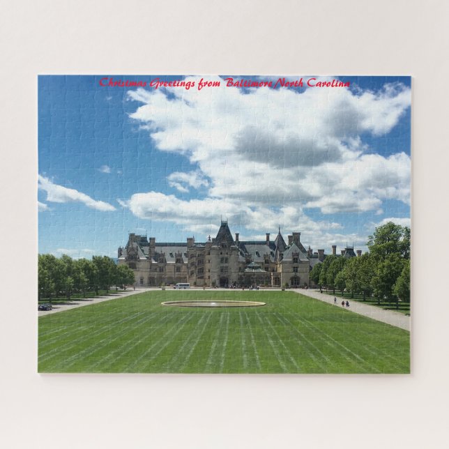 Baltimore North Carolina. Christmas Greetings Jigsaw Puzzle (Horizontal)