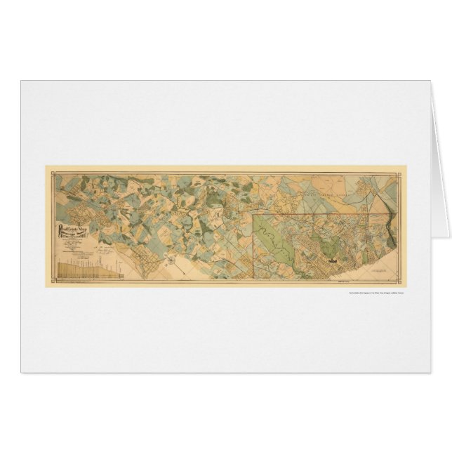 Baltimore & Ohio Railroad Map 1890 (Front Horizontal)