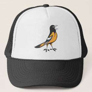 Baltimore Oriole Bird Trucker Hat