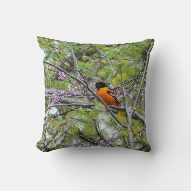 Baltimore Oriole Cushion (Front)