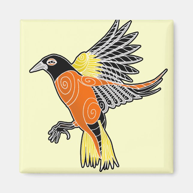 baltimore oriole magnet (Front)